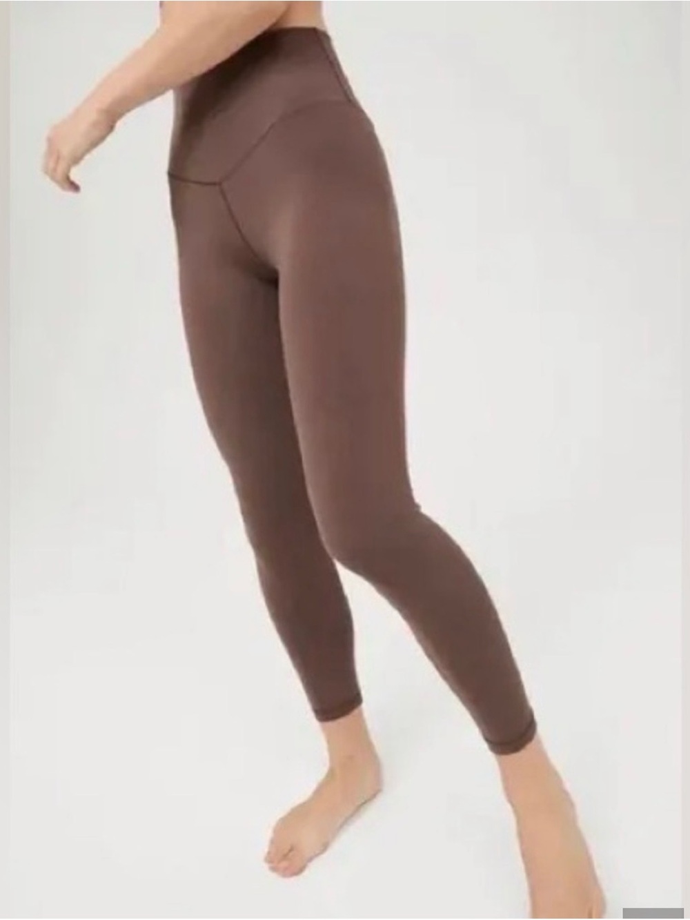 Aerie Taupe Brown High-Waist Brown Women's Active Leggings